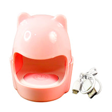 Mini LED Nail Dryer – USB Rechargeable Bear-Shaped Gel Curing Lamp
