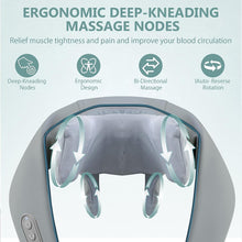 Cordless Neck & Shoulder Massager with Heat – Deep Relaxation Anywhere (USB Rechargeable) (1 Pc)
