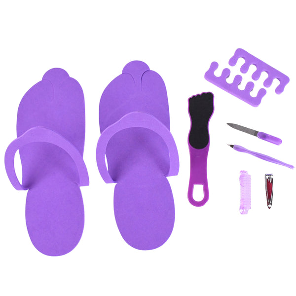 Personal Foot Care Pedicure Kit – 9 Pcs Professional Grooming Set