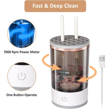 Automatic Makeup Brush Cleaner – Fast Electric Brush Washer & Organizer