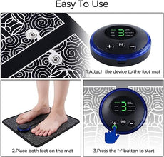EMS Foot Massager – Portable Foot & Leg Relief with Circulation Boost
