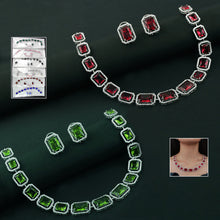 Diamond Necklace &Earrings Buti Set – Wedding & Party Jewellery for Women