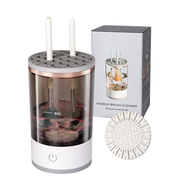 Automatic Makeup Brush Cleaner – Fast Electric Brush Washer & Organizer
